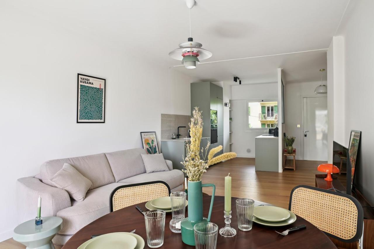 Designer Flat, Luxurious, Close From Palais, Terrasse, Private Garage, Air Conditoning Кан Екстериор снимка